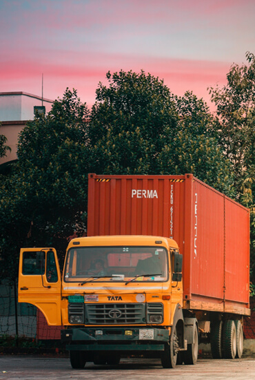 Huge truck for transportation